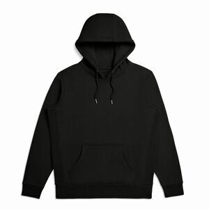 New Original Favorites Black GOTS Organic Cotton Hooded Sweatshirt Men’s Small